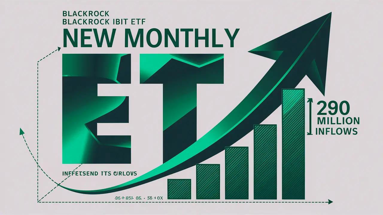 BlackRock IBIT ETF Sees A New Monthly High After $290M Inflow