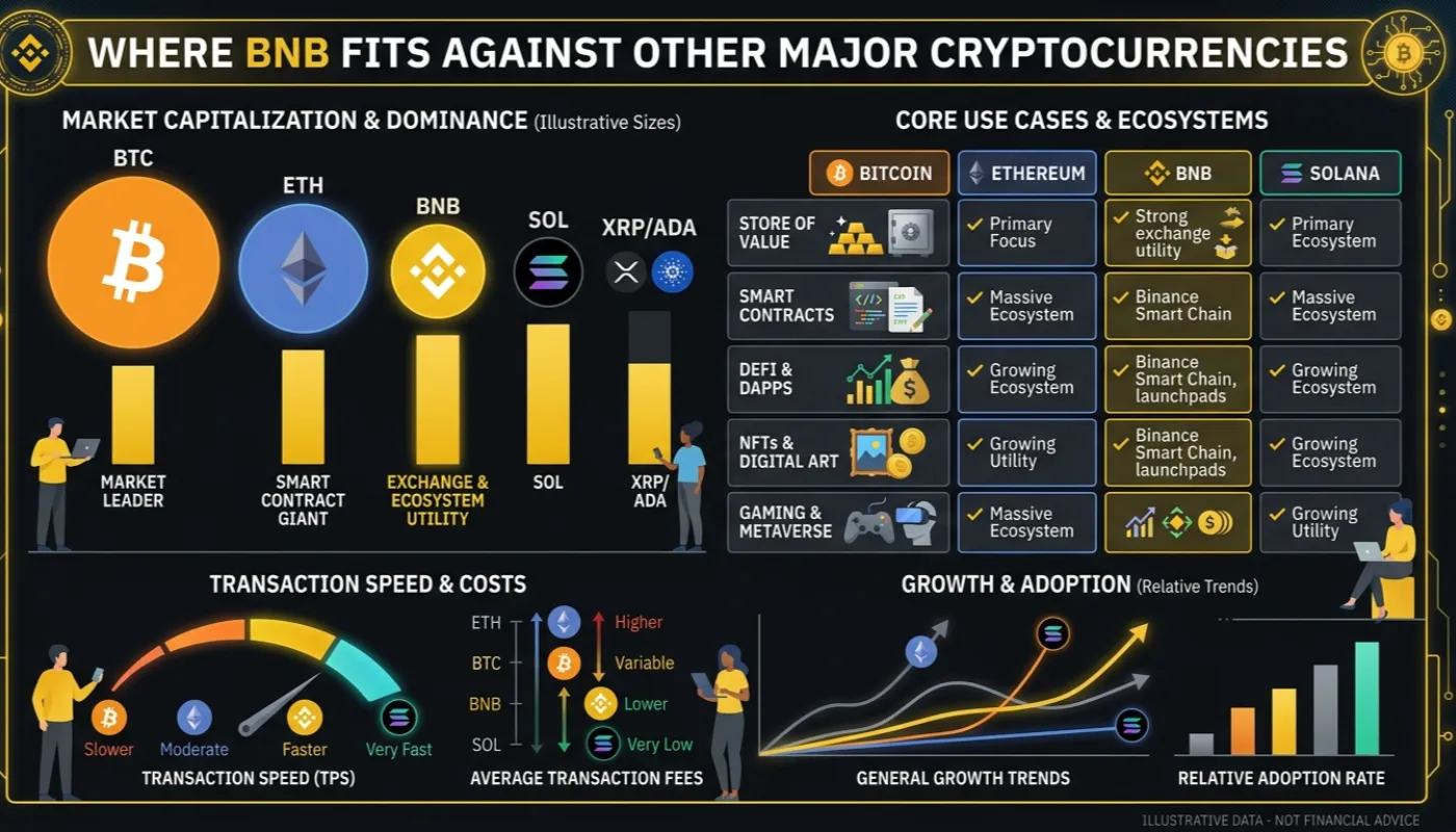 Buy Binance Coin: 5 Proven Steps Before BNB's Next Big Move 16 Where BNB Fits Against Other Major Cryptocurrencies