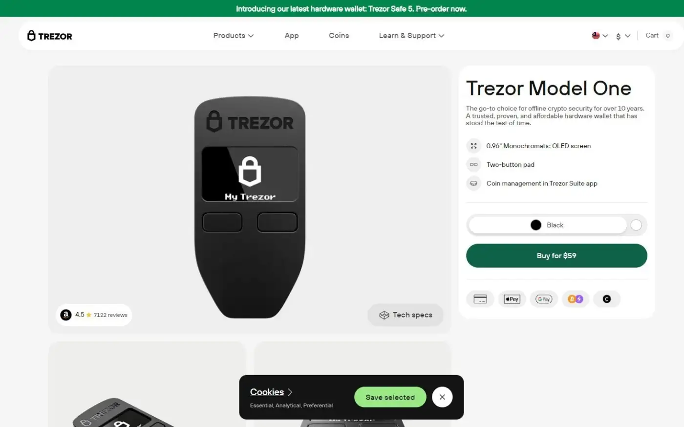 Trezor Model One