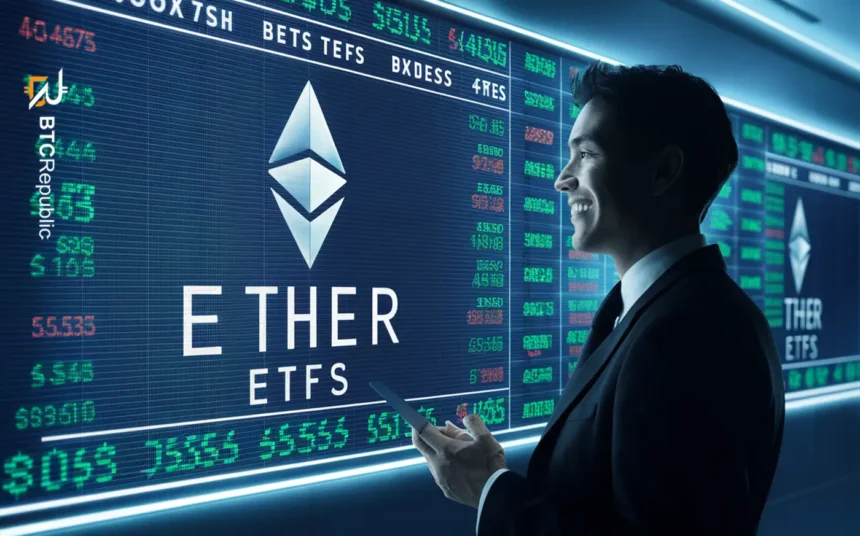 Spot Ethereum ETFs Post $107M Inflows On First Day of Trading