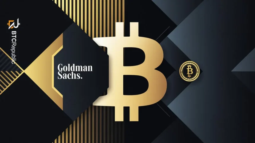 Goldman Sachs Raises Its Spot Bitcoin ETFs Holdings to $418 Million