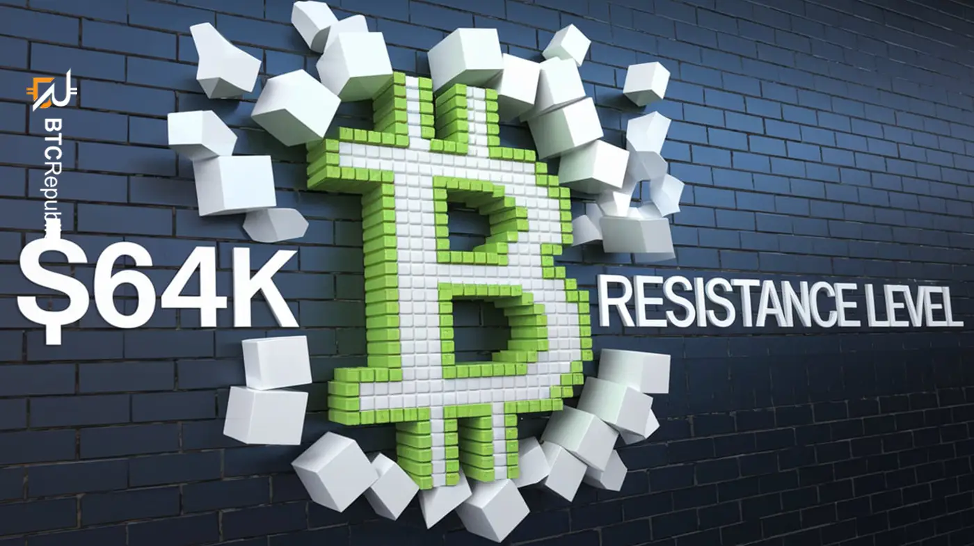 Bitcoin Must Overcome The $64K Resistance Level