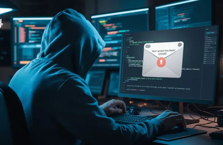 Top 7 Bitcoin Security Tips That Actually Stop Scammers 16 Phishing attack and showing a hacker doing this