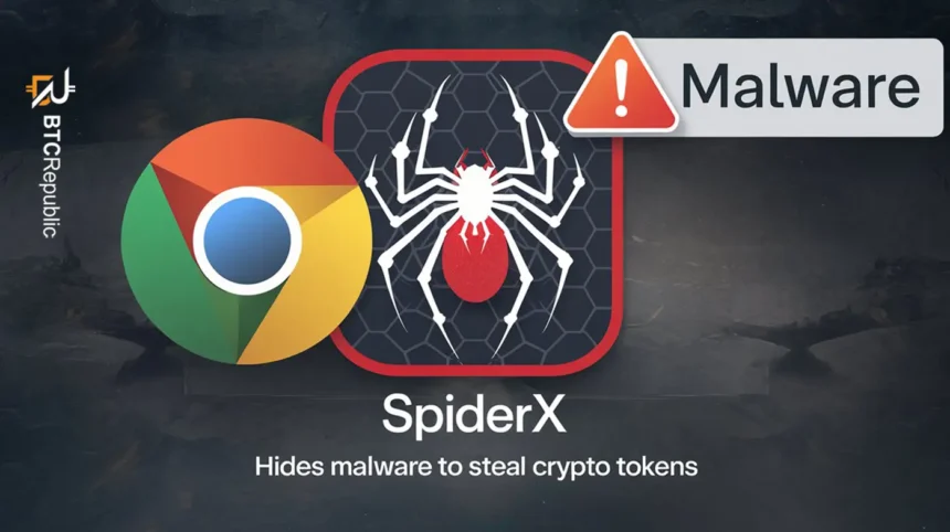 SpiderX Chrome Extension Hides Malware To Steal Crypto Tokens