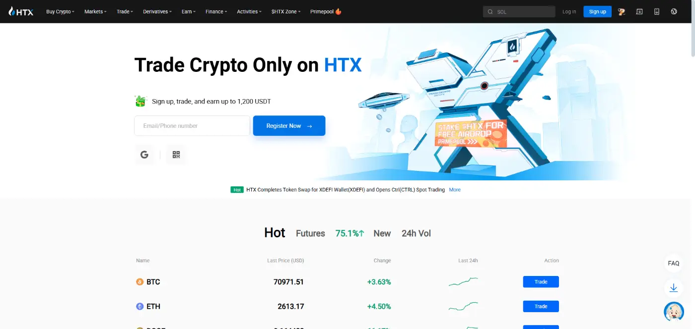 HTX (formerly Huobi Global)