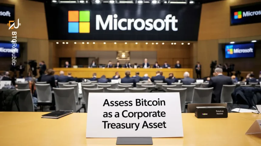 Microsoft Asks Shareholders To Assess Bitcoin Investment Today 11 Microsoft Asks Shareholders To Vote On Whether To Assess Bitcoin As A Corporate Treasury Asset