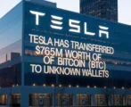 Tesla Has Transferred $765M Worth Of Bitcoin (BTC) To Unknown Wallets