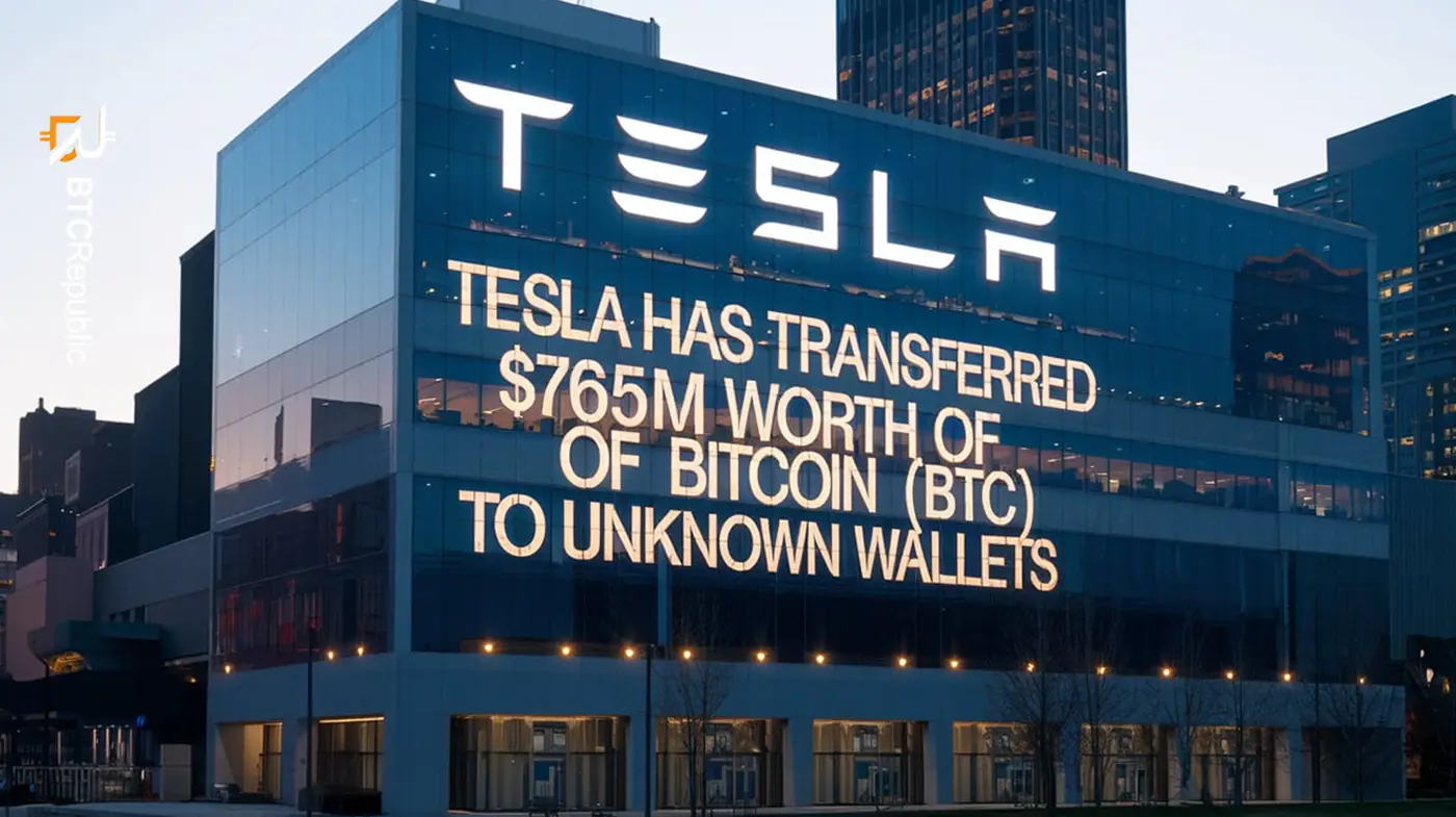 Tesla Has Transferred $765M Worth Of Bitcoin (BTC) To Unknown Wallets