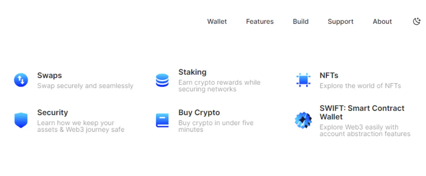 Trust Wallet Features