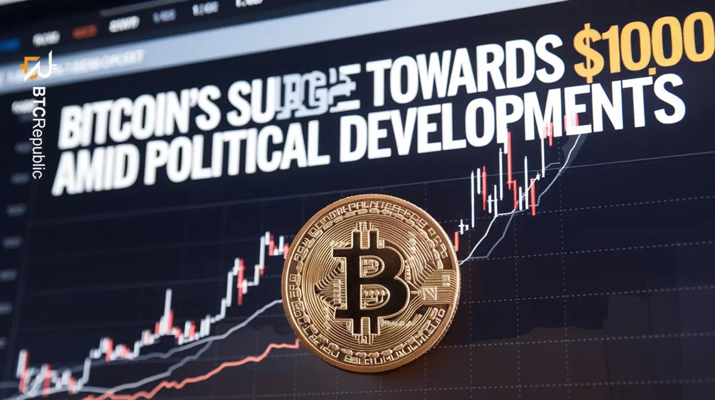 Bitcoin's Surge Towards $100,000 Amid Political Developments