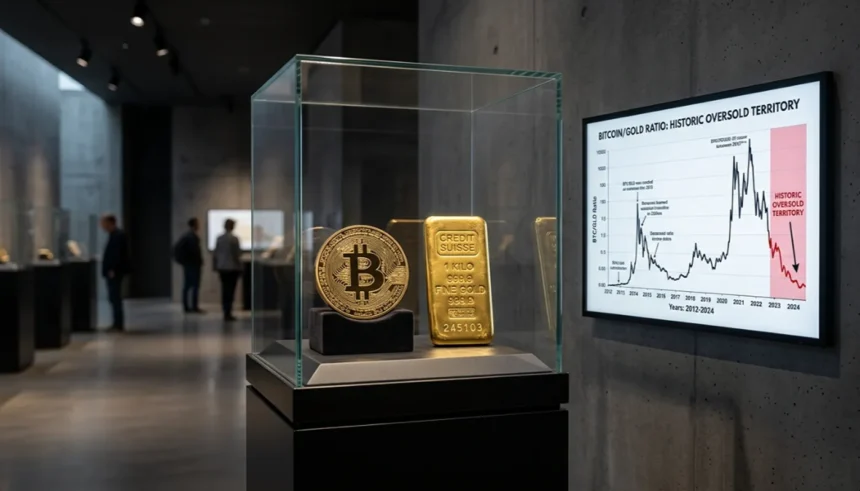 Bitcoin Hits Oversold Level Against Gold in History, Fueling Hopes of a Major Rally