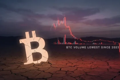 Bitcoin Trading Volume Crashes to Lowest Since 2023