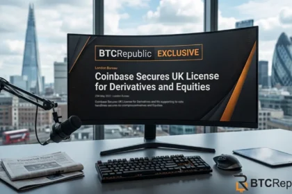 Coinbase Secures UK License for Derivatives and Equities