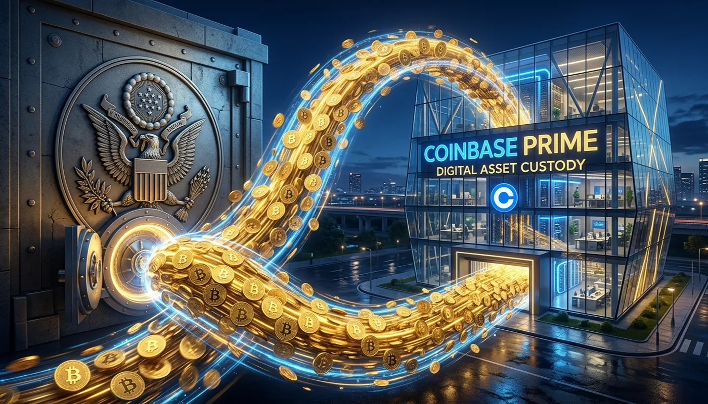 US Government Transfers $288M in Bitcoin to Coinbase Prime