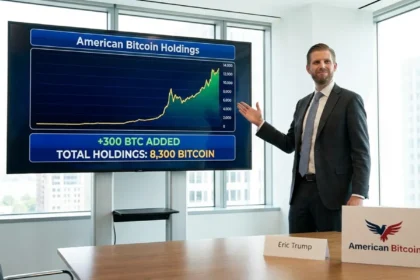 Eric Trump American Bitcoin’ increases their Bitcoin holdings by 300 BTC