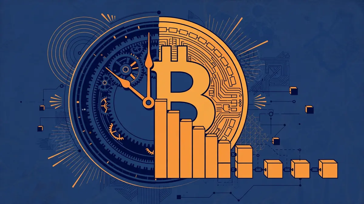 Bitcoin halving countdown toward April 2028 reducing new supply
