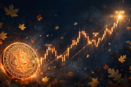 Bitcoin price prediction October 2026: BTC chart rising toward $90,000