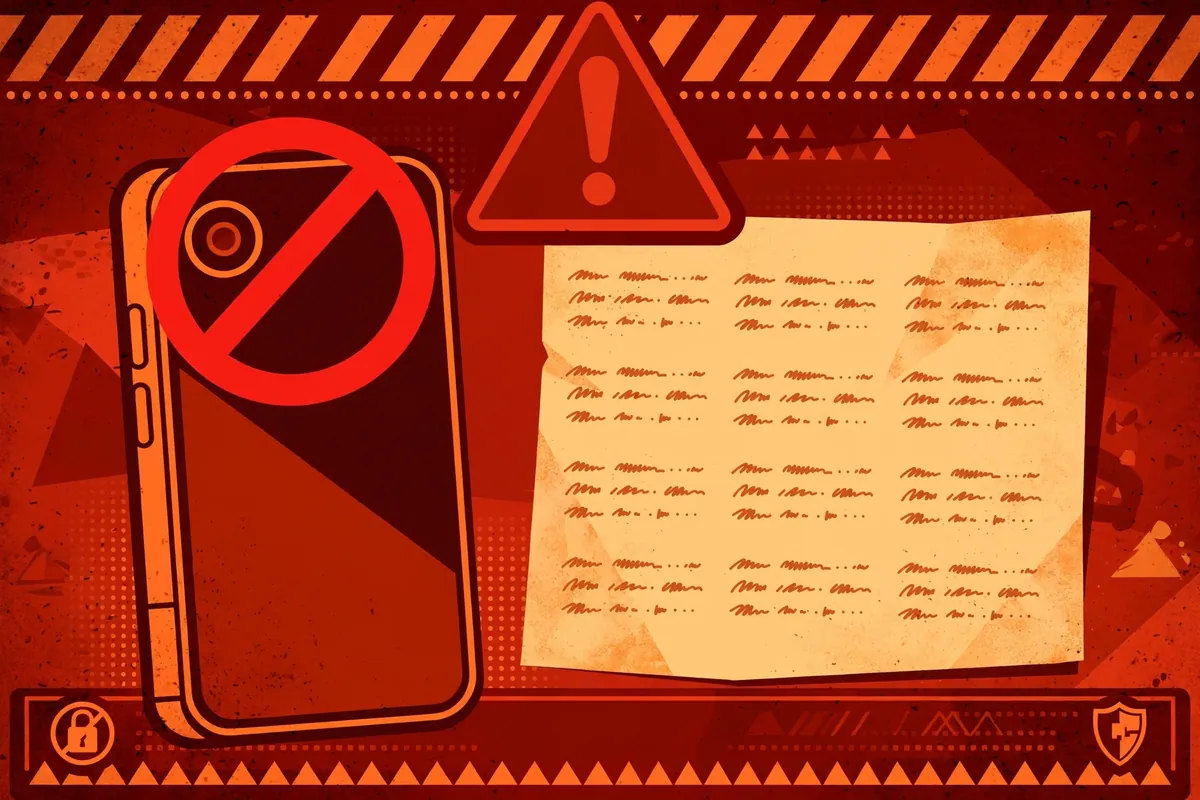 Warning: never photograph your Bitcoin seed phrase