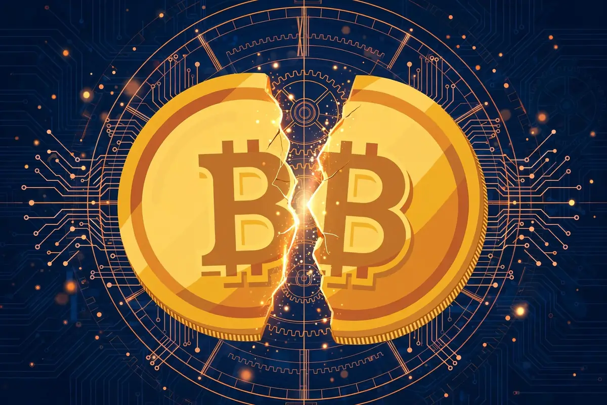 Bitcoin halving 2028: coin splitting as the block reward drops to 1.5625 BTC
