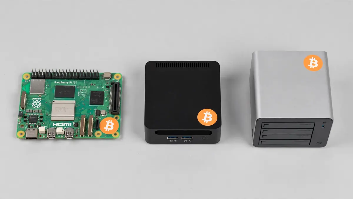 Bitcoin node hardware options compared: Raspberry Pi 5, mini PC, and home server